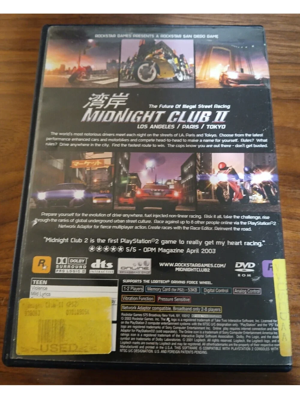 Midnight Club II - Greatest Hits (Sony PlayStation 2, 2003)